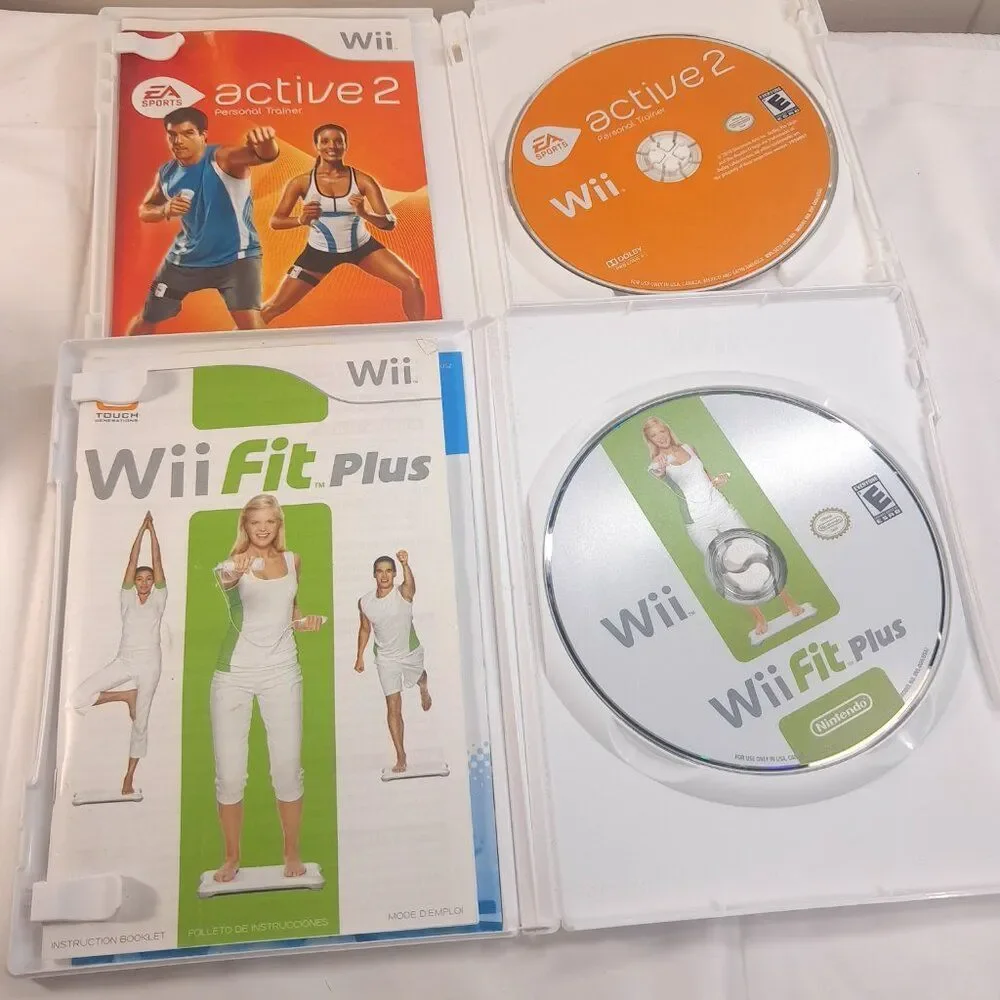Nintendo‎ Wii EA Active 2 & Wii fit plus video game set EA Sports